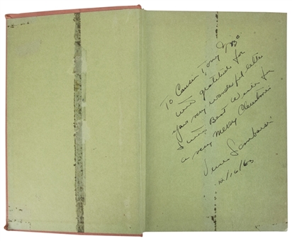 1963 Vince Lombardi Autographed and Inscribed "Run To Daylight!" Book (PSA/DNA)
